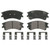 QuickStop Front Disc Brake Pad Set Semi-Metallic | WAGZX957