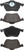 Premium Low-Met OE Equivalent Front Brake Pad Set | BBBP85036