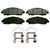 QuickStop Front Disc Brake Pad Set Ceramic | WAGZD1896