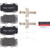 Premium NAO Ceramic OE Equivalent Front Brake Pad Set | BBBP83151N