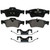 QuickStop Rear Disc Brake Pad Set Semi-Metallic | WAGZX1122