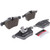 Premium NAO Ceramic OE Equivalent Front Brake Pad Set | BBBP36028N