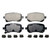 QuickStop Rear Disc Brake Pad Set Ceramic | WAGZD1326