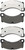 Premium Low-Met OE Equivalent Front Brake Pad Set | BBBP65026