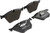 Premium Low-Met OE Equivalent Front Brake Pad Set | BBBP06073