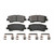 QuickStop Rear Disc Brake Pad Set Semi-Metallic | WAGZX1810