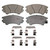 OEX Front Disc Brake Pad Set Premium Ceramic | WAGOEX1404