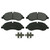 QuickStop Front Disc Brake Pad Set Semi-Metallic | WAGZX1774