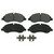 QuickStop Front Disc Brake Pad Set Semi-Metallic | WAGZX1774
