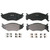 QuickStop Front Disc Brake Pad Set Semi-Metallic | WAGZX522