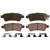 QuickStop Rear Disc Brake Pad Set Ceramic | WAGZD1101