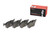 Premium Low-Met OE Equivalent Rear Disc Brake Pad Set | BBBP50122