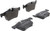 Premium Low-Met OE Equivalent Rear Disc Brake Pad Set | BBBP50122