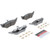 Premium NAO Ceramic OE Equivalent Rear Disc Brake Pad Set | BBBP11010N