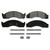 QuickStop Front/Rear Disc Brake Pad Set Semi-Metallic | WAGZX411