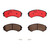 Premium NAO Ceramic OE Equivalent Front Brake Pad Set | BBBP54029N