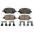 QuickStop Rear Disc Brake Pad Set Ceramic | WAGZD1093