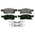QuickStop Front Disc Brake Pad Set Semi-Metallic | WAGZX1904A