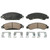 QuickStop Front Disc Brake Pad Set Ceramic | WAGZD1092