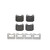 Premium Low-Met OE Equivalent Rear Disc Brake Pad Set | BBBP50043