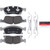 Premium NAO Ceramic OE Equivalent Front Brake Pad Set | BBBP50108N