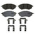 OEX Front Disc Brake Pad Set Premium Ceramic | WAGOEX1078