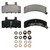 QuickStop Front Disc Brake Pad Set Semi-Metallic | WAGZX368