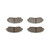 Premium NAO Ceramic OE Equivalent Front Brake Pad Set | BBBP28068N