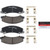 Premium NAO Ceramic OE Equivalent Front Brake Pad Set | BBBP10044N
