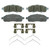 OEX Front Disc Brake Pad Set Premium Ceramic | WAGOEX1083