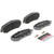 Premium NAO Ceramic OE Equivalent Front Brake Pad Set | BBBP56099N