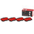 Premium NAO Ceramic OE Equivalent Rear Disc Brake Pad Set | BBBP65022N