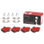 Premium NAO Ceramic OE Equivalent Rear Disc Brake Pad Set | BBBP50140N