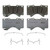 OEX Front Disc Brake Pad Set Premium Ceramic | WAGOEX1303