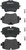 Premium Low-Met OE Equivalent Front Brake Pad Set | BBBP06093