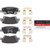 Premium NAO Ceramic OE Equivalent Rear Disc Brake Pad Set | BBBP30101N
