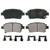 QuickStop Front Disc Brake Pad Set Ceramic | WAGZD990