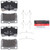 Premium NAO Ceramic OE Equivalent Rear Disc Brake Pad Set | BBBP83073N