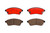 Premium NAO Ceramic OE Equivalent Front Brake Pad Set | BBBP09009N