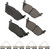 ProACT Ultra Premium Ceramic Rear Disc Brake Pad Kit | AKEACT2169