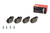 Premium Low-Met OE Equivalent Rear Disc Brake Pad Set | BBBP06061