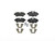 Premium Low-Met OE Equivalent Rear Disc Brake Pad Set | BBBP06052