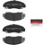 Premium NAO Ceramic OE Equivalent Front Brake Pad Set | BBBP28047N
