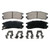 QuickStop Rear Disc Brake Pad Set Ceramic | WAGZD383
