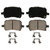 QuickStop Front Disc Brake Pad Set Ceramic | WAGZD1028