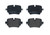 Premium Low-Met OE Equivalent Rear Disc Brake Pad Set | BBBP36032