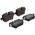 Premium Low-Met OE Equivalent Rear Disc Brake Pad Set | BBBP36032