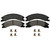 QuickStop Rear Disc Brake Pad Set Semi-Metallic | WAGZX1329