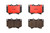 Premium NAO Ceramic OE Equivalent Front Brake Pad Set | BBBP83118N