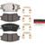 Premium NAO Ceramic OE Equivalent Front Brake Pad Set | BBBP30096N